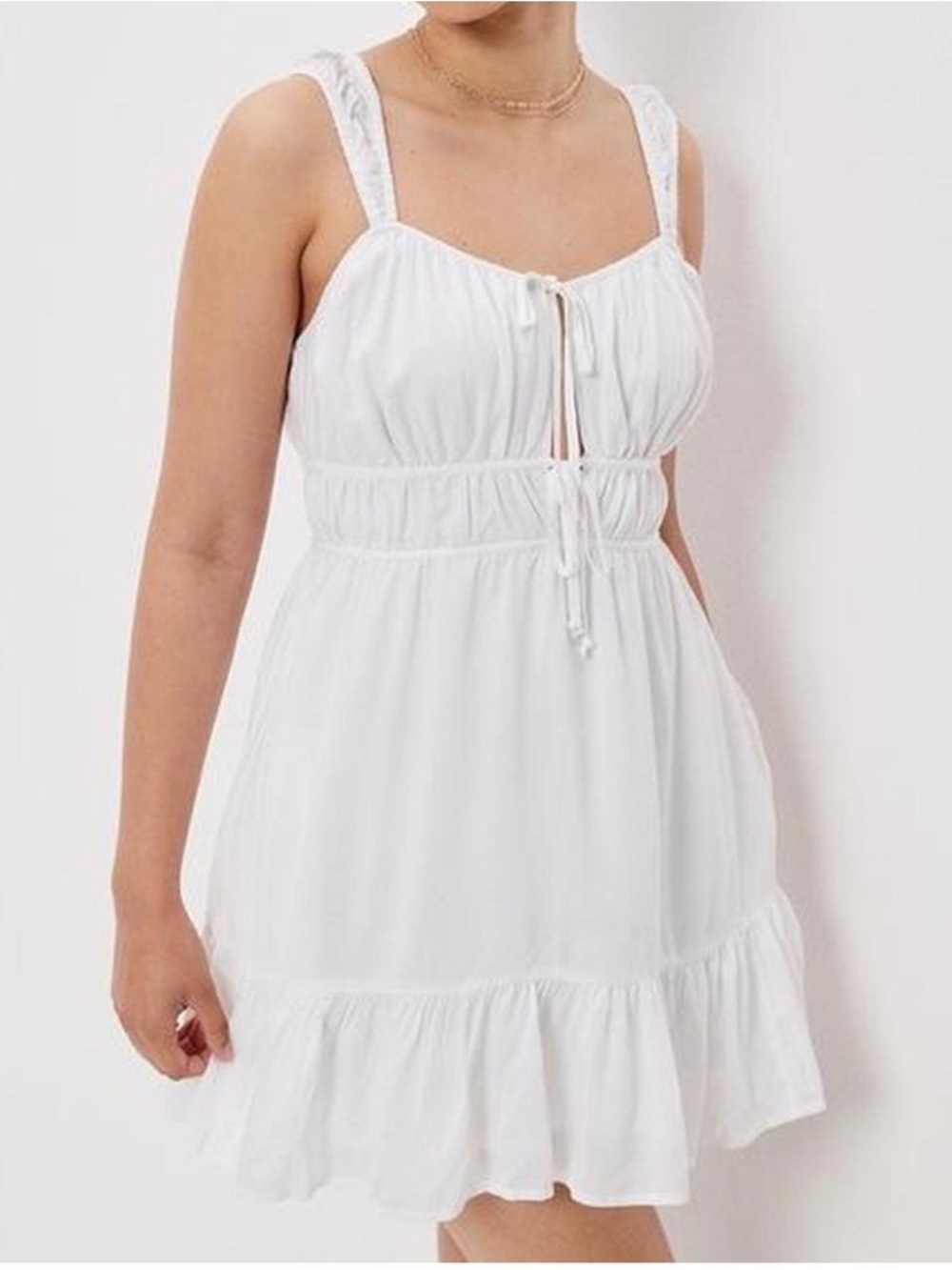 American Eagle white Lightweight Summer Sundress NWOT size M